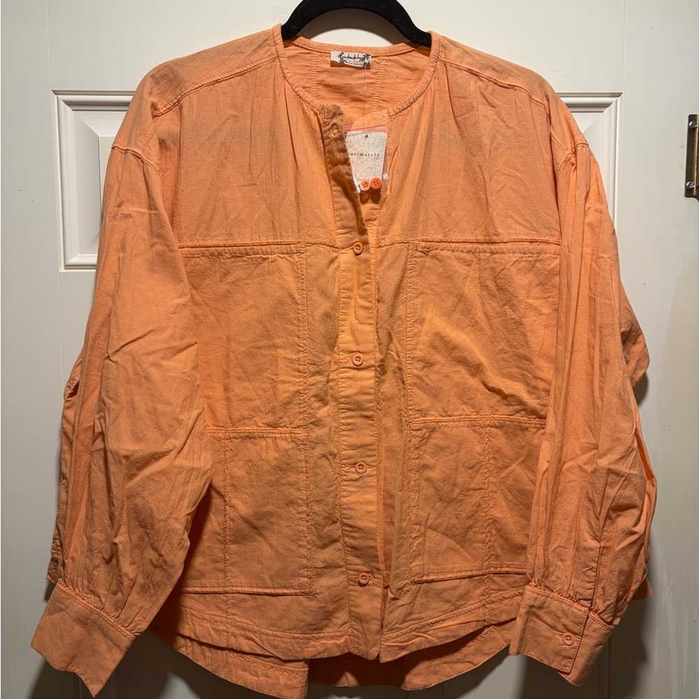 Free People Golden Hour Button-Up Women's Top